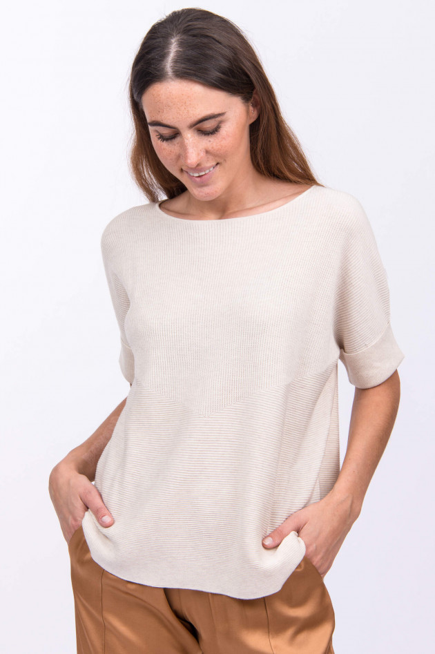 Repeat Poncho-Pullover in Sand