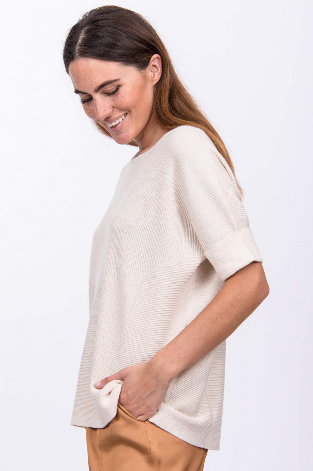 Repeat Poncho-Pullover in Sand