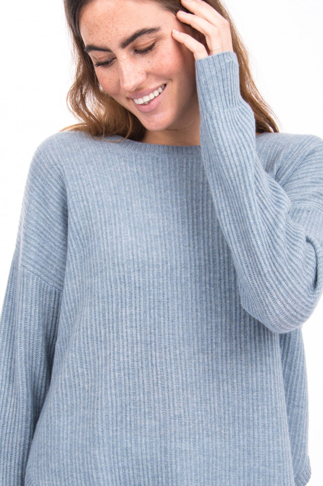 Repeat Kaschmir Pullover in Dusty Blue