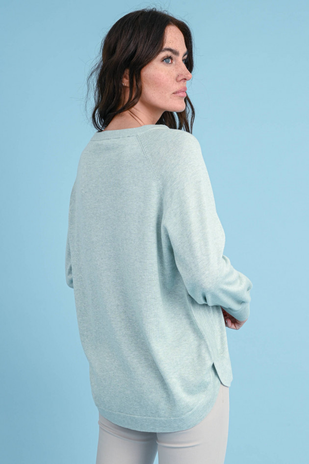 Repeat Feinstrick Pullover in Salbei