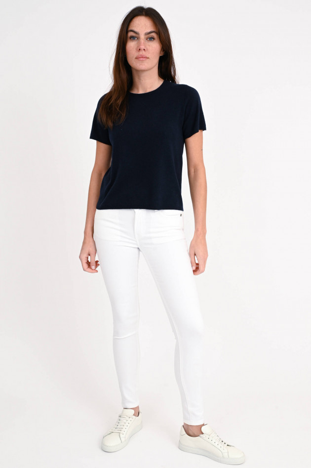 Repeat Cashmere Strickshirt in Navy