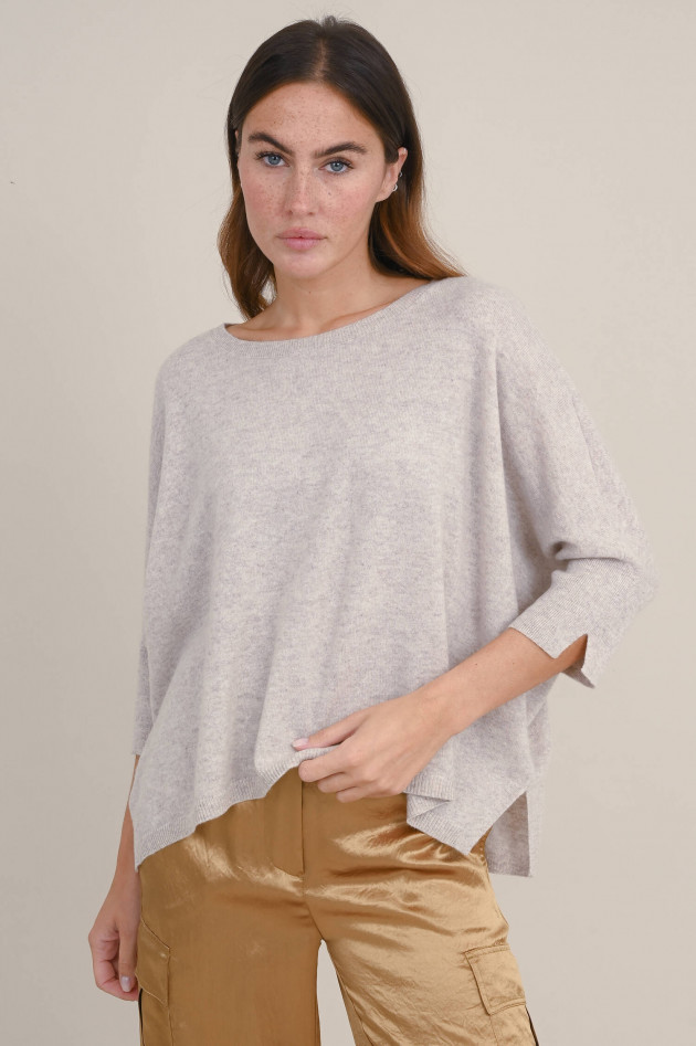 Repeat Oversize Cashmere Pullover in Beige