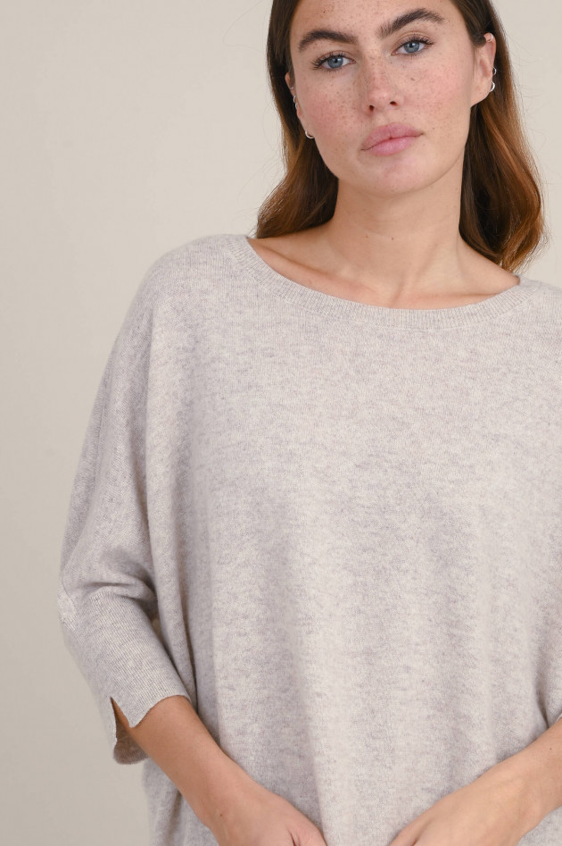 Repeat Oversize Cashmere Pullover in Beige