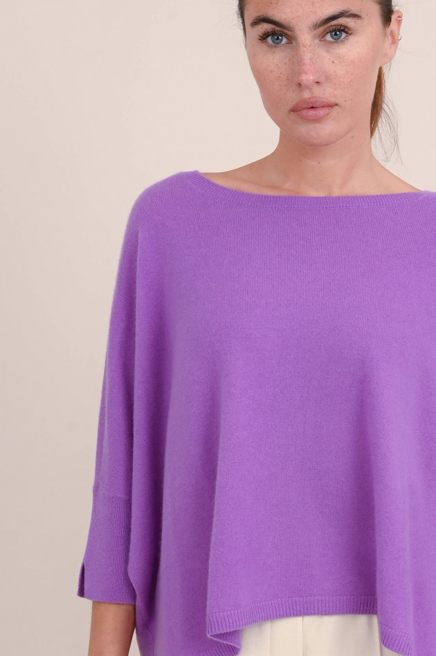 Repeat Oversize Cashmere Pullover in Violett
