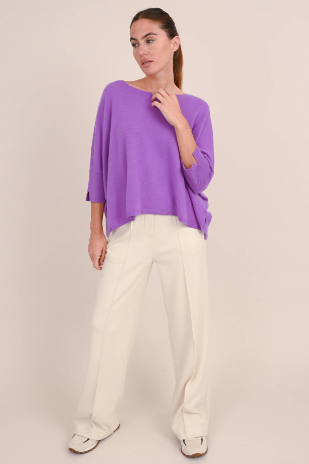 Repeat Oversize Cashmere Pullover in Violett