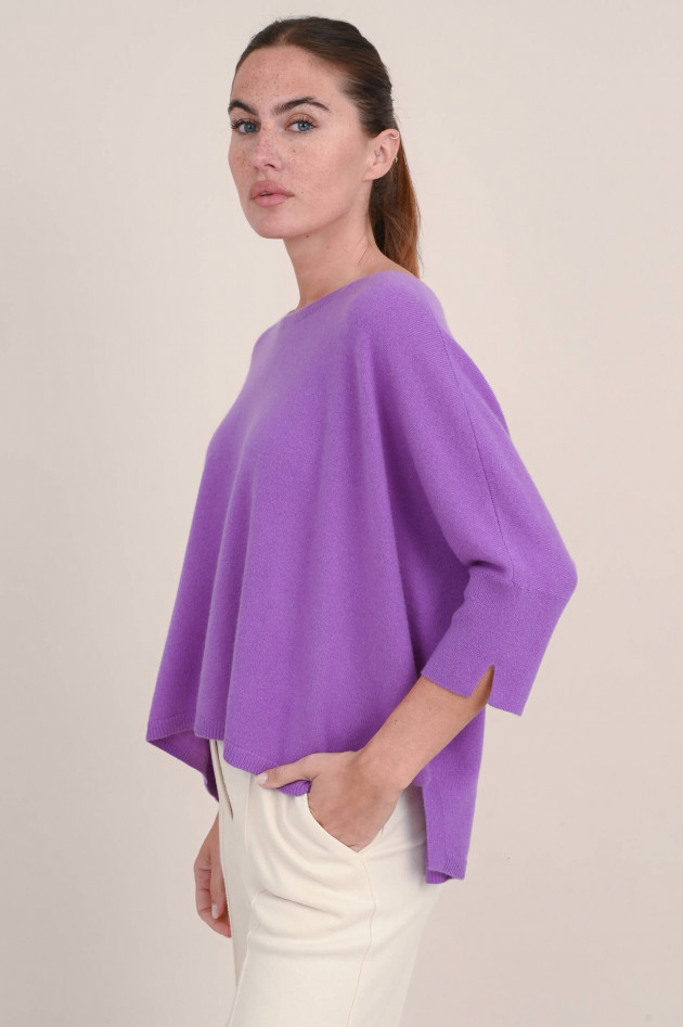 Repeat Oversize Cashmere Pullover in Violett