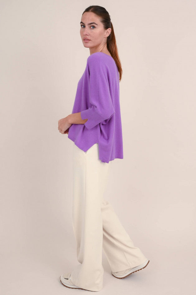 Repeat Oversize Cashmere Pullover in Violett