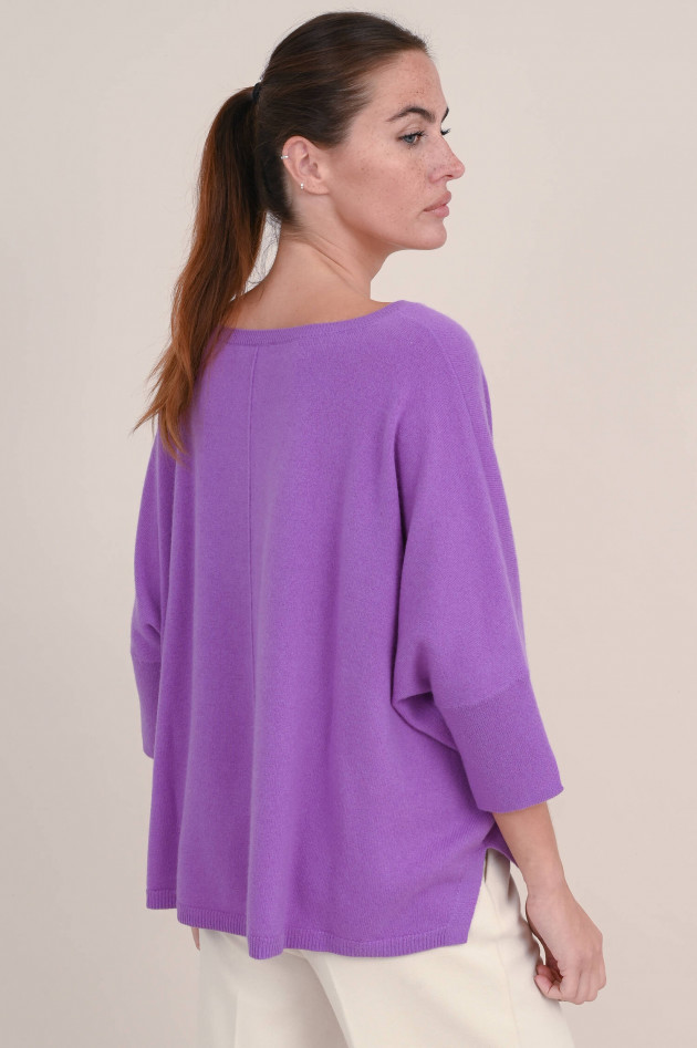 Repeat Oversize Cashmere Pullover in Violett