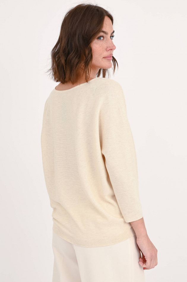 Repeat Pullover aus Baumwoll-Cashmere-Mix in Ivory
