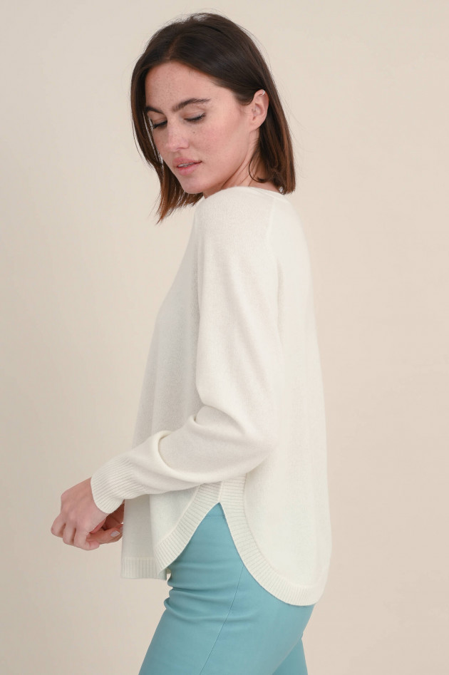 Repeat Cashmere Pullover in Creme