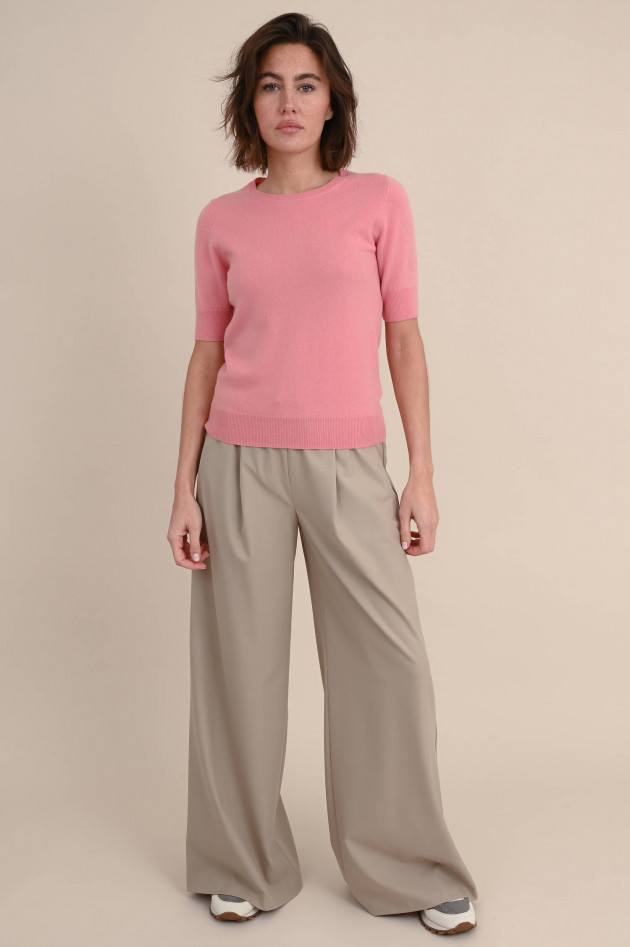 Repeat Shirt aus organic Cashmere in Sorbet