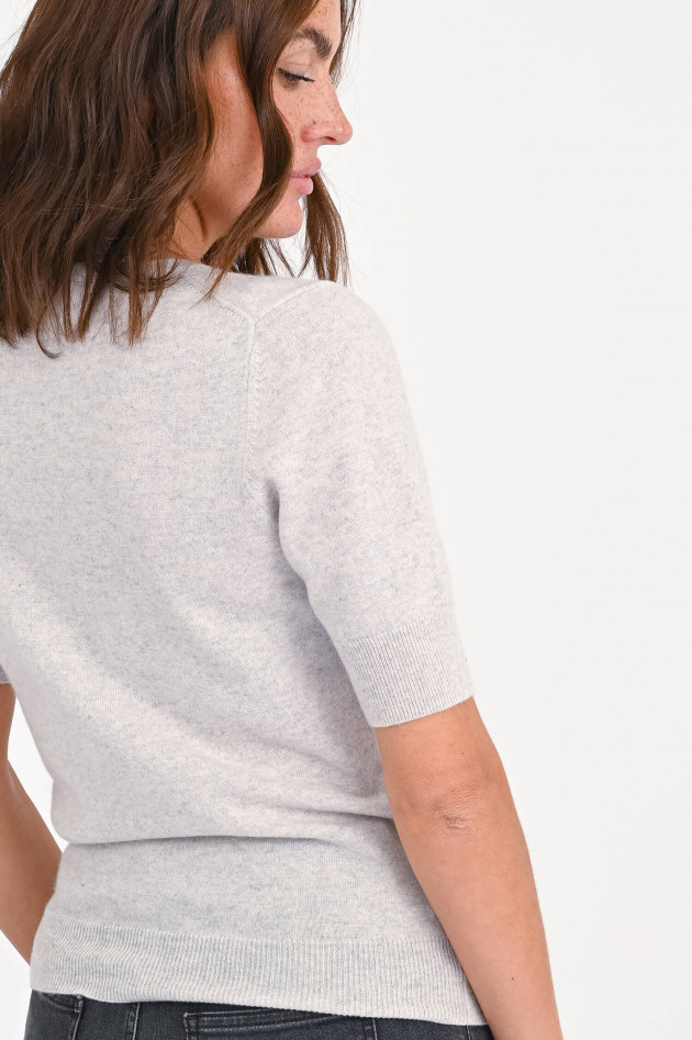 Repeat trickshirt mit verlängertem Kurzarm in Hellgrau