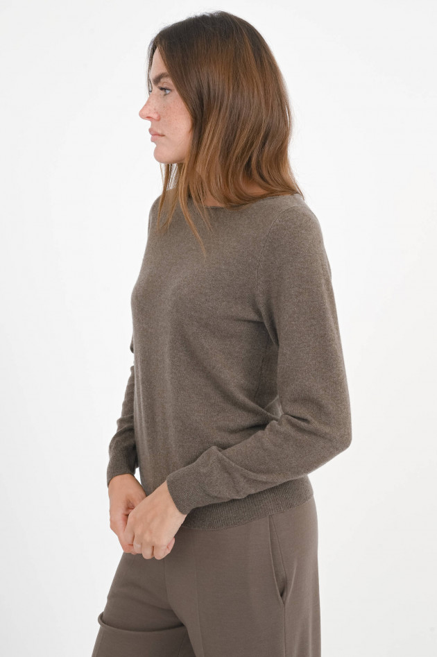 Repeat Basic-Pullover aus Cashmere in Cacao