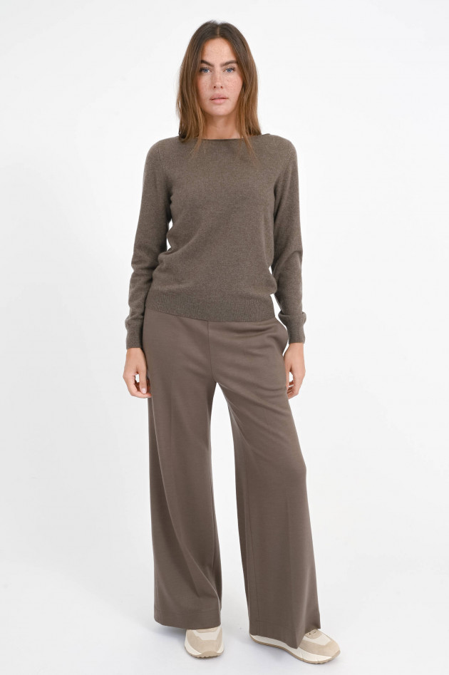 Repeat Basic-Pullover aus Cashmere in Cacao