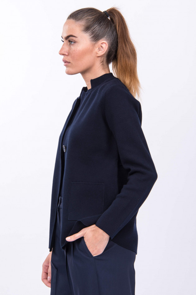 Repeat Strickjacke in Navy