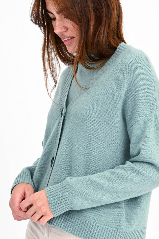 Repeat Weste aus Cashmere in Mint