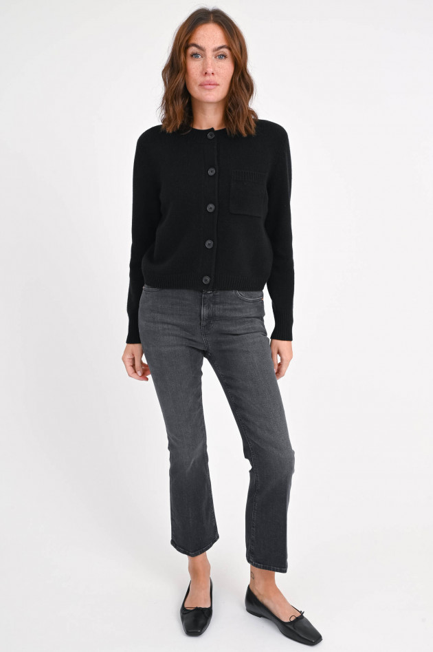 Repeat Strickweste aus Cashmere in Schwarz