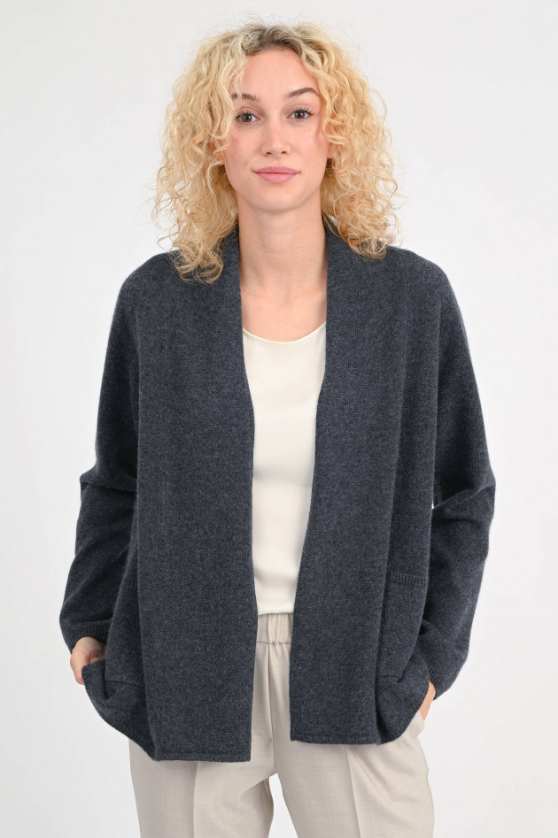 Repeat Cashmere-Cardigan in Anthrazit