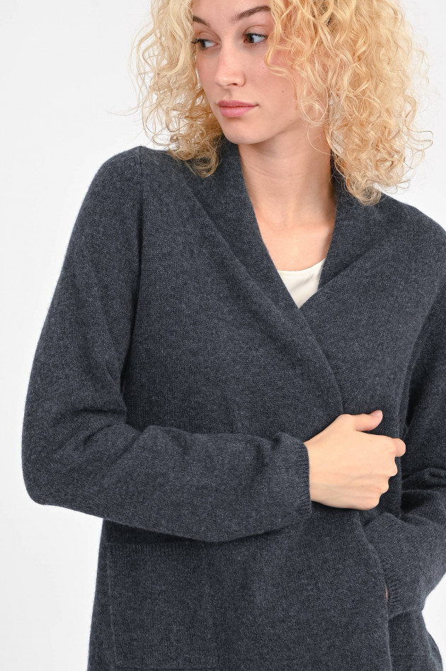 Repeat Cashmere-Cardigan in Anthrazit