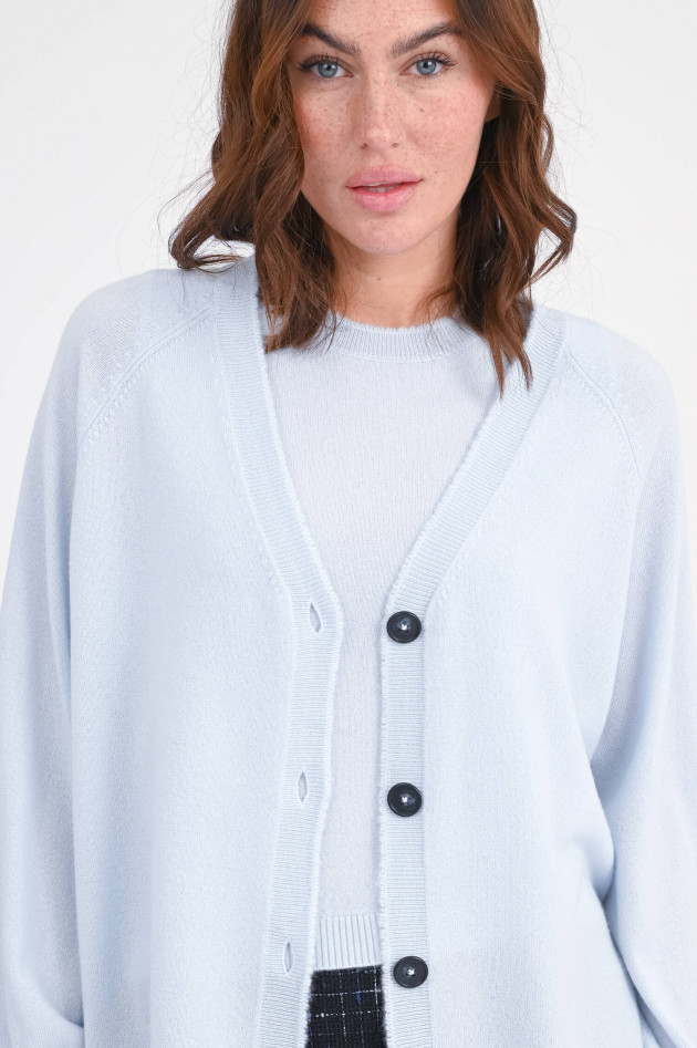 Repeat Cashmere-Jacke in Hellblau