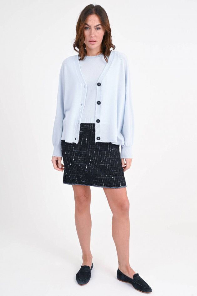 Repeat Cashmere-Jacke in Hellblau