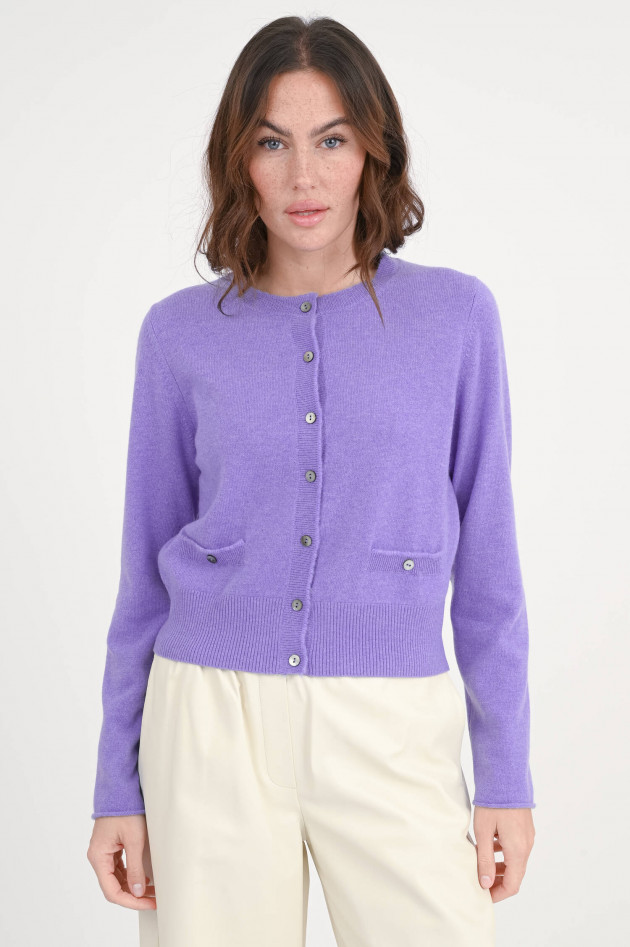 Repeat Cashmere-Jacke in Violett