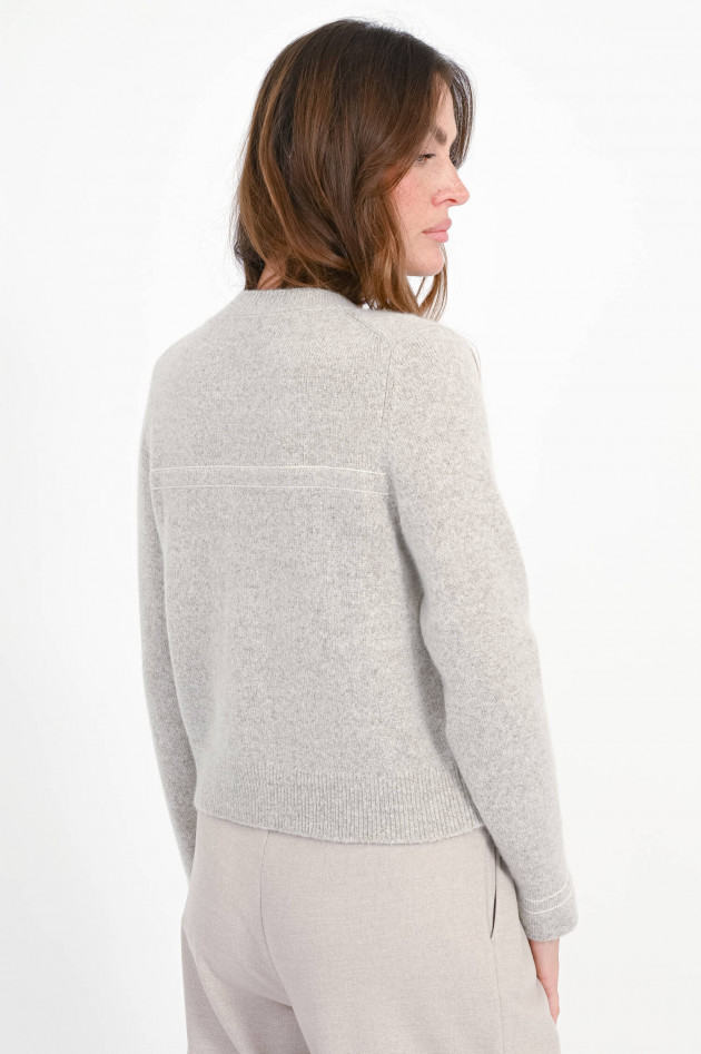 Repeat Strickjacke aus Woll-Cashmere-Mix in Hazel