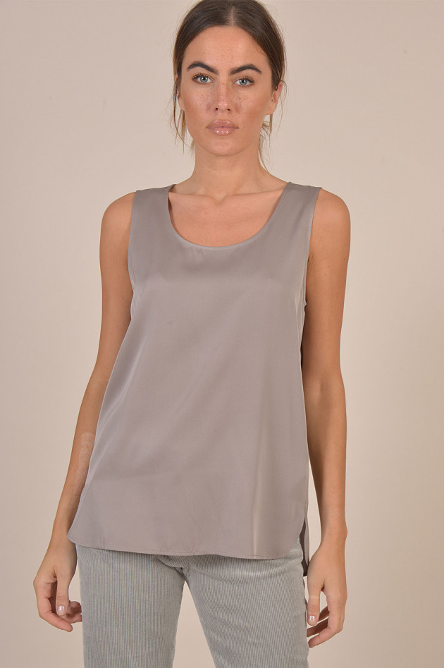 Repeat Seidentop in Taupe