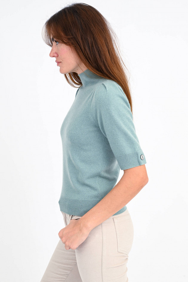 Repeat Turtleneck-Pullover aus Cashmere in Mint