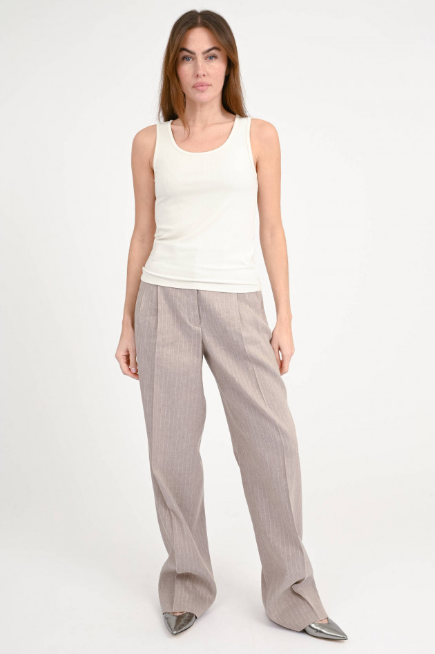 Repeat Ripp-Tanktop in Creme