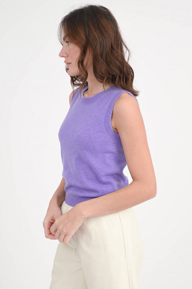 Repeat Cashmere-Top in Violett