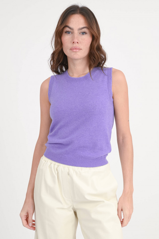Repeat Cashmere-Top in Violett