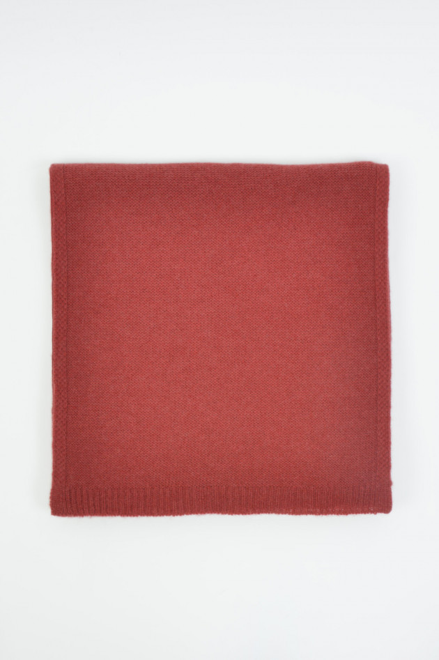 Repeat Schal aus Cashmere in Rot