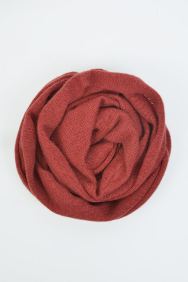 Repeat Schal aus Cashmere in Rot