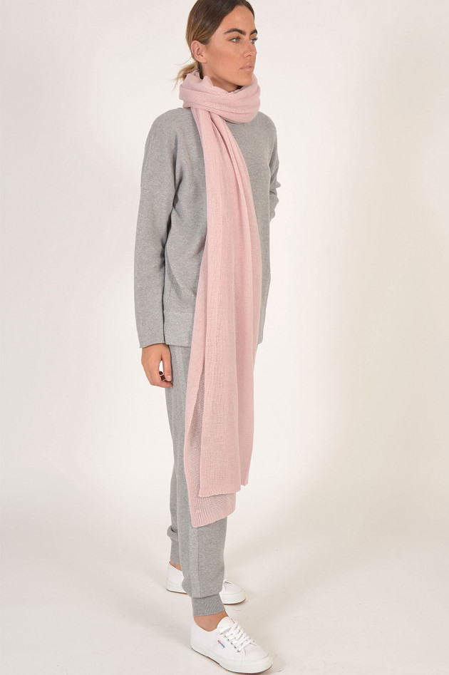 Repeat Schal aus Cashmere in Rosa