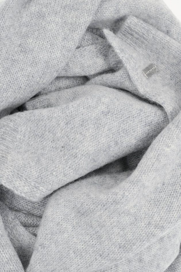 Repeat Cashmere Schal in Hellgrau