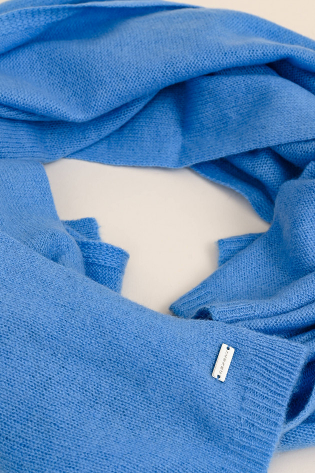 Repeat Cashmere Schal in Blau
