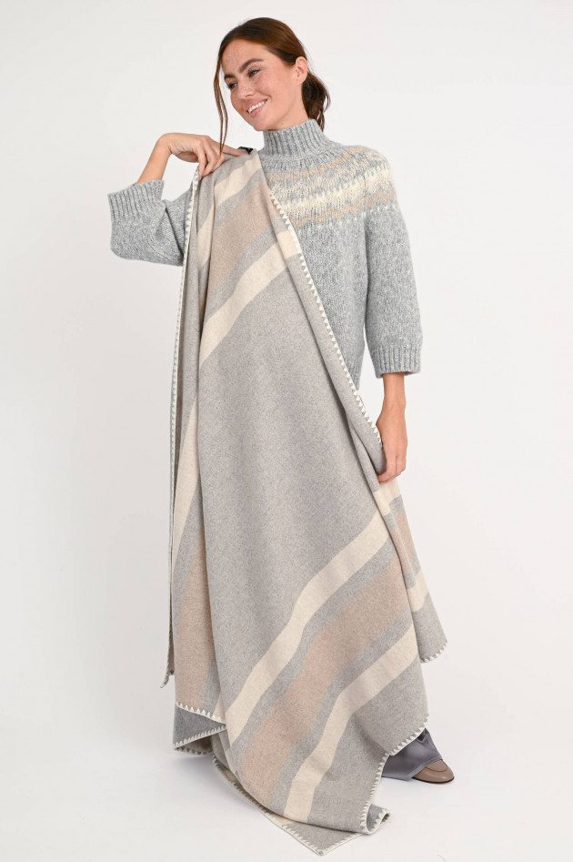 Repeat Cashmere-Schal in Grau