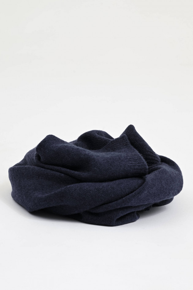 Repeat Cashmere-Schal in Navy