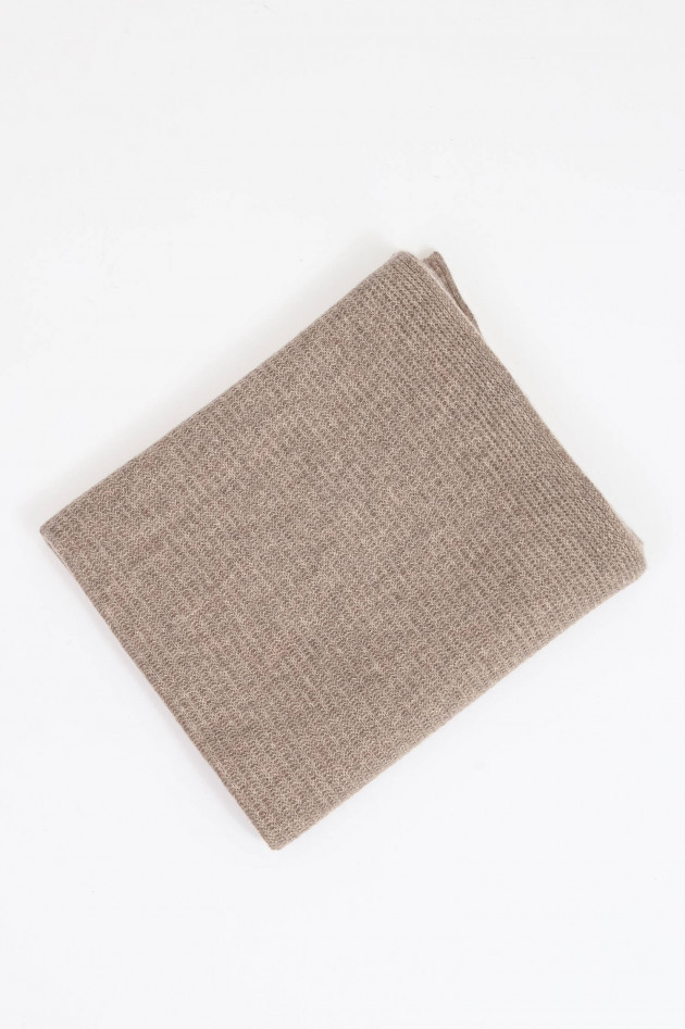 Repeat Schal aus Cashmere in Sand