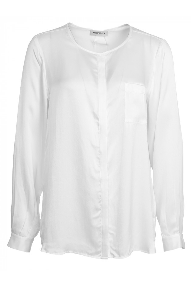 Repeat Seidenshirt Creme