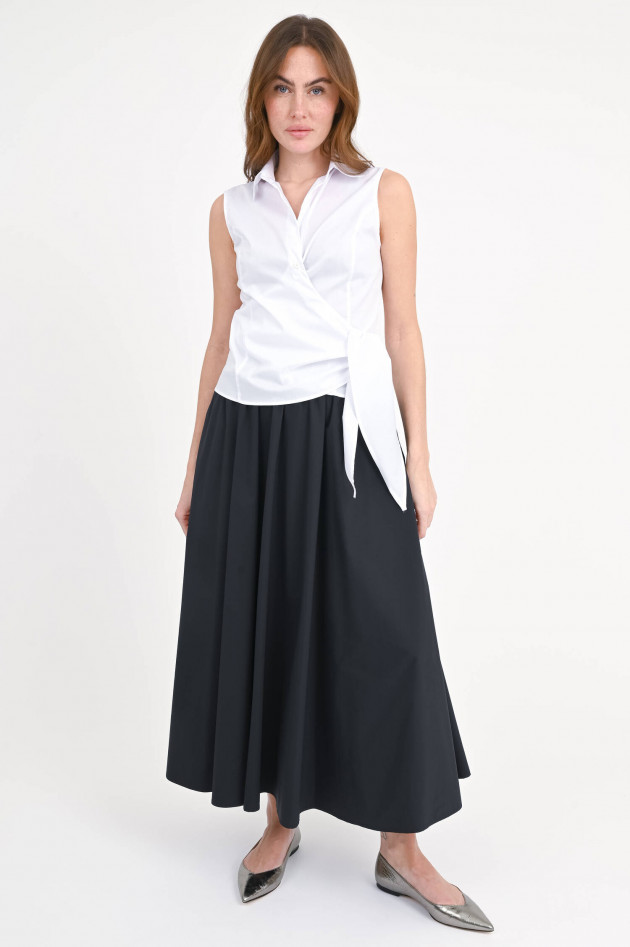 Robert Friedman Wickelbluse IDA in Weiß