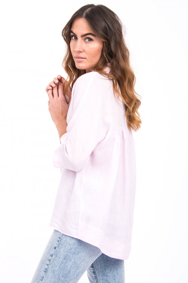 Robert Friedman Leinen Bluse in Rosa