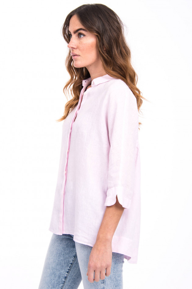 Robert Friedman Leinen Bluse in Rosa