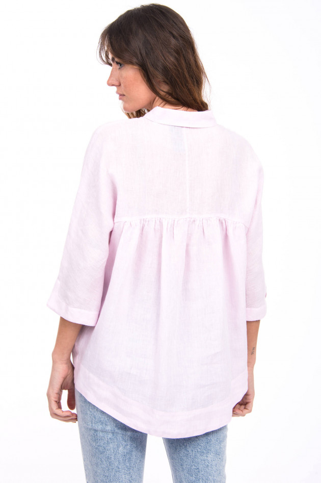 Robert Friedman Leinen Bluse in Rosa