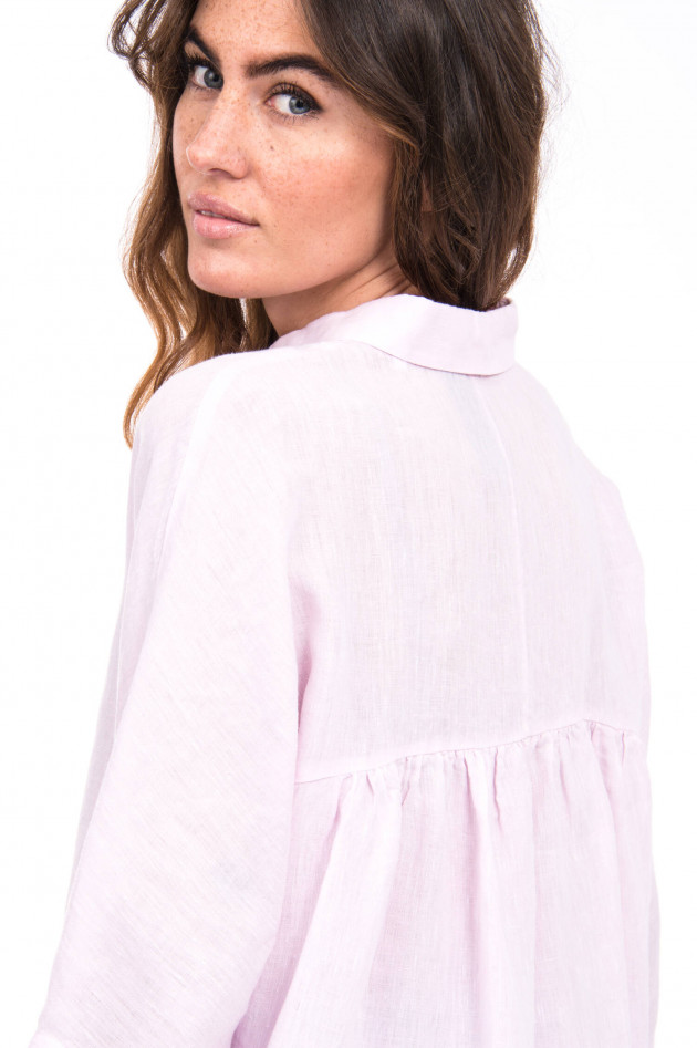 Robert Friedman Leinen Bluse in Rosa