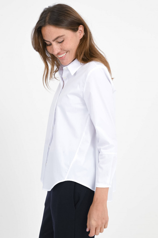 Robert Friedman Bluse NORA in A-Form in Weiß