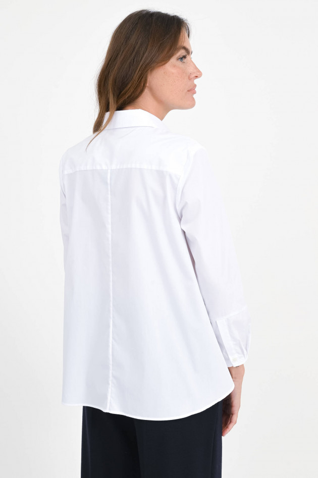 Robert Friedman Bluse NORA in A-Form in Weiß