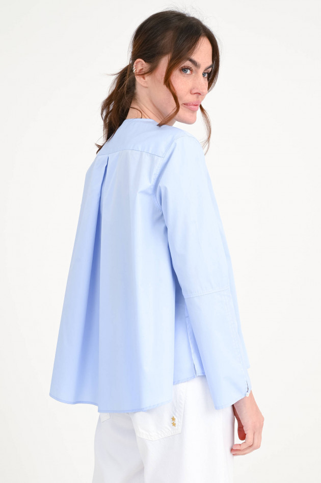 Robert Friedman A-Linie Bluse in Hellblau