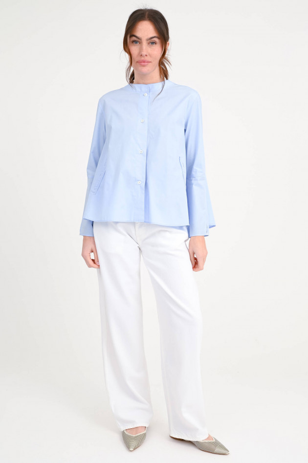 Robert Friedman A-Linie Bluse in Hellblau